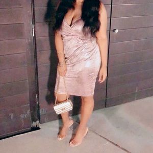 Rose Gold/Light Pink Dress